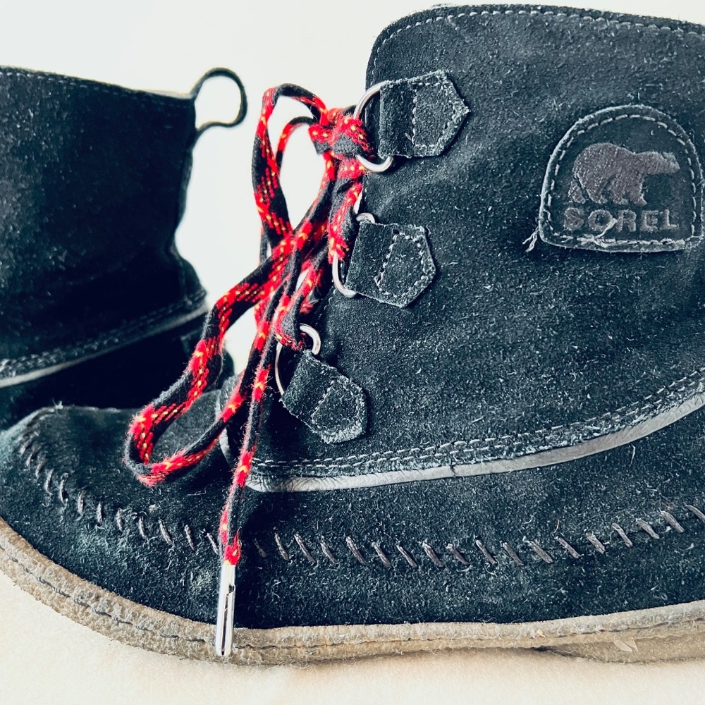 Sorel - Joplin II Black Suede Women's Boot (9)